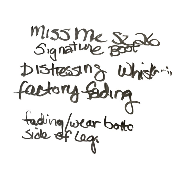 Miss Me Denim Signature Bootcut Denim Jeans 26 - Picture 13 of 13